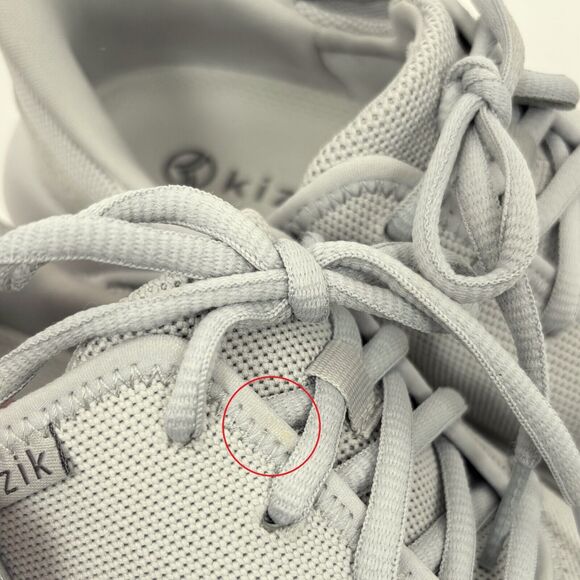 Kizik Madrid Eco Knit Shoes Womens 7 Mens 5.5 Wide Gray Hands Free Sneakers - Picture 8 of 8